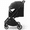 Black, variant on newyoo GlideTow TR18M Baby Travel Stroller, Compact Lightweight Infant/Toddler Stroller with Luggage Handle, Cup Holder, One-Hand Easy Fold, Lay Flat Seat, Pink