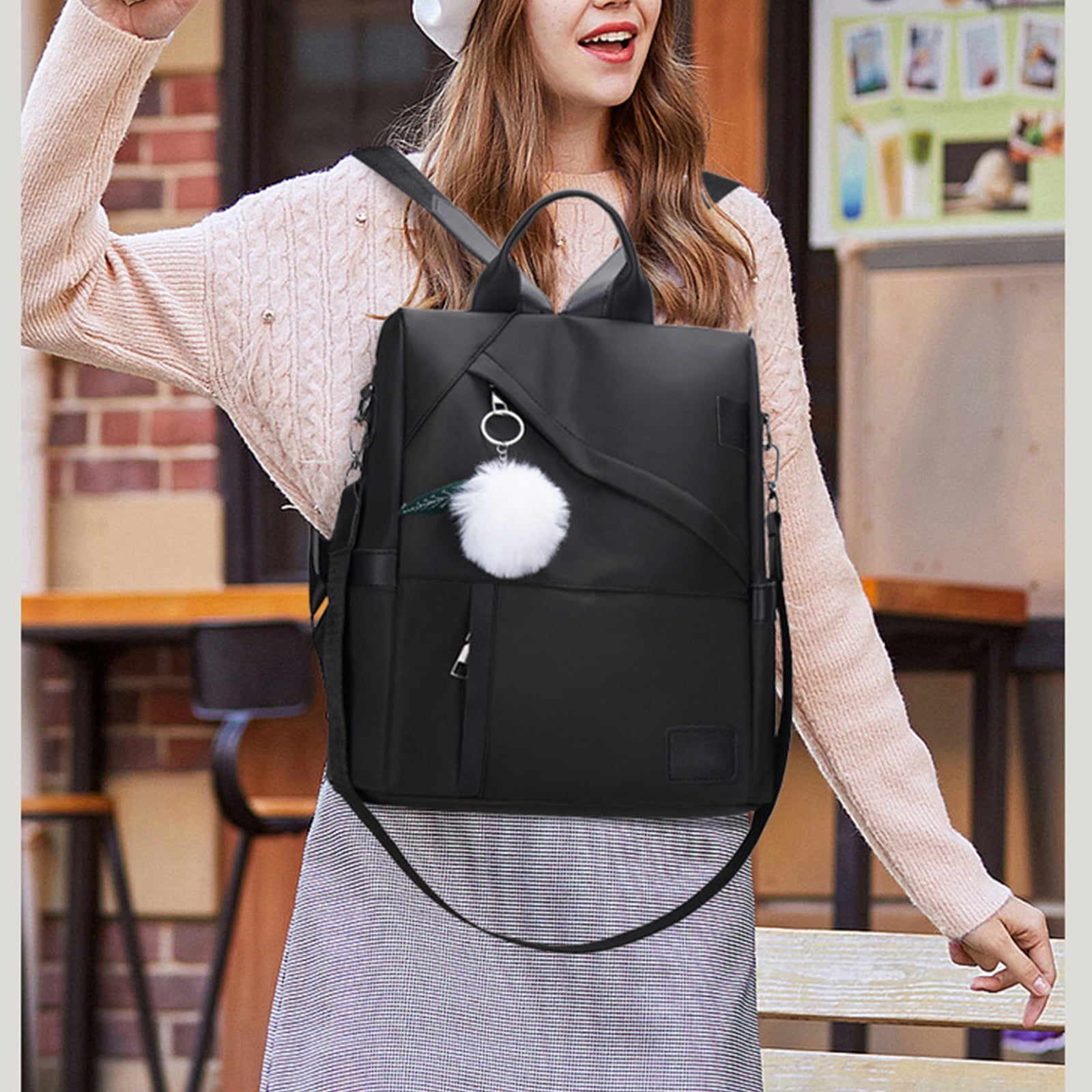 Women\'s Backpack Purse Anti Theft Convertible Casual Shoulder Bag Waterproof Women Backpack Purse Anti Theft Backpack Adjustable  main image 2
