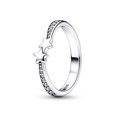 thumbnail image 1 of New 925 Sterling Silver Rings Stackable Infinite Heart Flower Crown For Women Original Silver 925 Wedding Ring Jewelry Gift R0008 8, 1 of 6