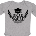 thumbnail image 4 of Inktastic Grad Squad with Graduation Cap and Wings Boys or Girls Long Sleeve Baby Bodysuit, 4 of 5