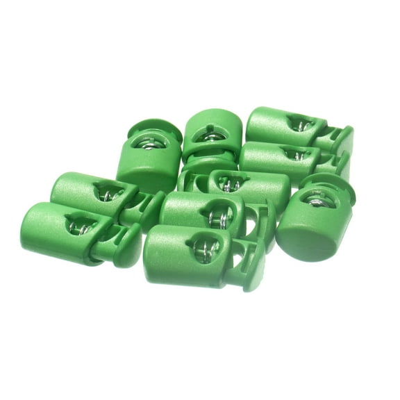 Craft County 10 Pc, 8mm, Oval Cord Locks - Toggle Sliders Adjusters In Various Colors