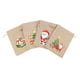 thumbnail image 2 of Bolsas de regalo de arpillera Yuyangstore reutilizables de Navidad con Cordones de Yute, 2 of 8