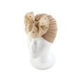 thumbnail image 1 of Kmbangi Baby Hat with Bow Decoration, Thread Knitting Beanie Turban Clothing Accessories, 1 of 4
