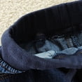 thumbnail image 5 of Kids Clothes Boys 6-7 Toddler Boys Jeans Loose Fit Elastic Waistband Black Straight Leg Baggy Denim Pants with Five Pockets Drawstring, 5 of 9