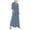 BU2, variant on Shirt Dresses for Women Cotton Linen Long Sleeve Button Down Collared Loose Fit Flowy Maxi Dress with Pockets