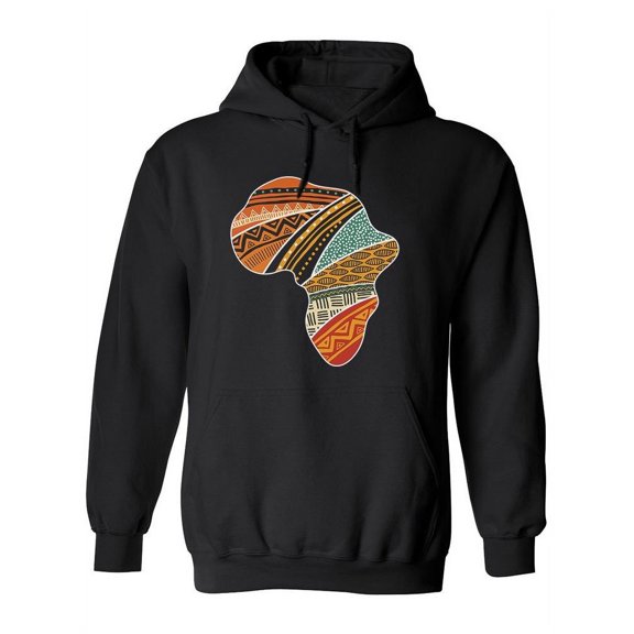 African Continent Ethnic Pattern Hoodie Women -Image by Shutterstock, Female XX-Large