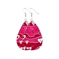 thumbnail image 1 of Sonducket Pendientes de araña Gota de agua de cuero Pendiente de oreja Ángel Estampado Pendiente colgante exagerado Banquete de San Valentín Ropa, zapatos y accesorios Miscelánea tipo 14 Sonducket AP010117-13, 1 of 6