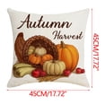 thumbnail image 3 of Puntoco Vegetable Pumpkin Decorative Pillowcase Double Side Design with Invisible Zipper Linen Pillowcase Suitable for Living Room Household Pillowcase, 3 of 4