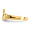 thumbnail image 4 of 14k Yellow Gold Polished Teen Irish Claddagh Celtic Trinity Knot Ring Size 3 Band Style-Ring, 4 of 8