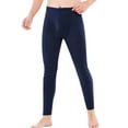 thumbnail image 1 of Pantalones de algodón grueso térmico para hombre: tejido de franela cálido, cintura elástica, tallas L-XXXL, 1 of 7