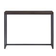 thumbnail image 4 of Yukon Walnut and Black Metal Counter Bar Set, 4 of 12