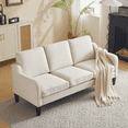thumbnail image 2 of MELLCOM 3 Seat Sofa for Living Room, Modern 3 Seater Couch, Fabric Sofa for Bedroom, Apartment, Office, 2 of 10