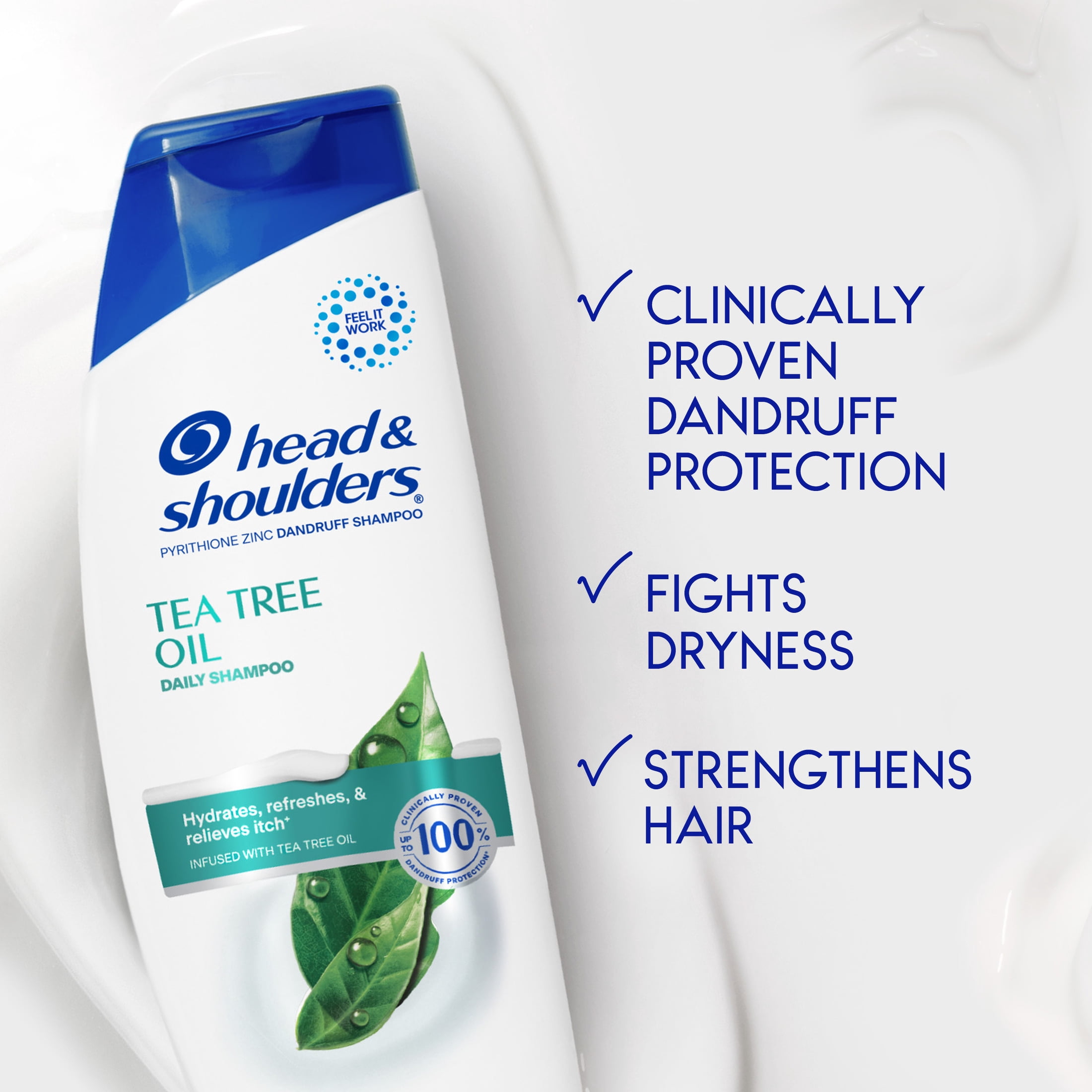 Head and Shoulders Dandruff Shampoo, Tea Tree Oil, 12.5 fl oz