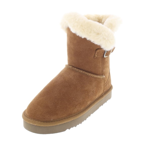 Style & Co. Womens Tiny 2 Suede Faux Fur Lined Winter Boots