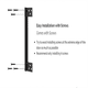 thumbnail image 5 of Placas protectoras para pestillos de puertas ckepdyeh, protector de seguridad para puertas batientes, protector de pestillo de puerta, cubierta para bloquear 7 pulgadas, 5 of 8