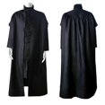 thumbnail image 2 of Severus Snape Cosplay Costume, Black Wizard Cloak Robe for Stage & HalloweenZZ36, 2 of 3