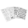 thumbnail image 5 of Gonyscag-sello De Silicona Transparente, Palabras De Felicitación, Alfabeto, Números, Plantilla De Estampado Para Fabricación De Tarjetas De Papel, álbum De Recortes DIY, 5 of 5