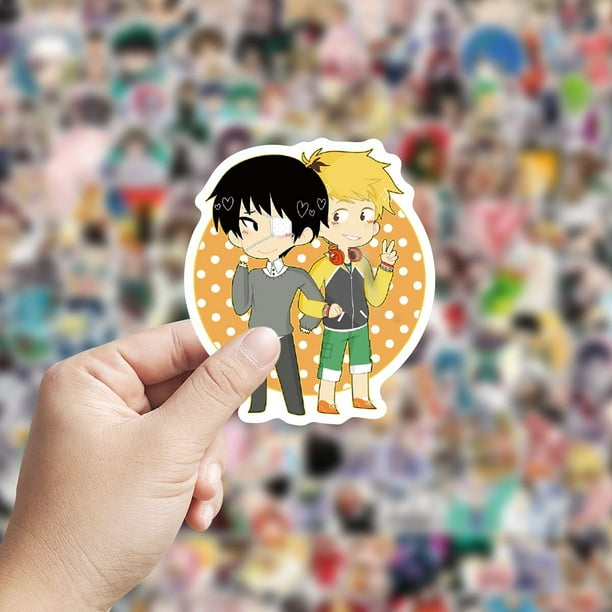 200 Pcs Anime Mixed Stickers,Vinyl Waterproof Stickers for  Laptop,Bumper,Skateboard,Water Bottles,Computer,Phone,Anime 