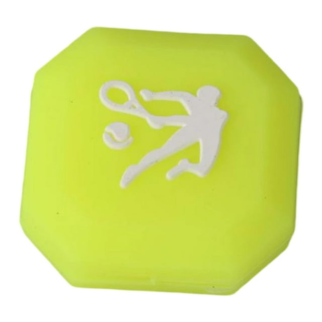 Colaxi Raquette de Tennis Humidificateur de Vibrations pour Amateurs de Sport Fluorescent Jaune