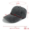 thumbnail image 4 of Gorra de béisbol deportiva para hombre y mujer, gorro suave de Color sólido, protector solar, visera para vacaciones y vacaciones, 4 of 4