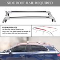 thumbnail image 5 of NIXFACE Cross Bars Roof Rack Fit for Infiniti QX30 2017-2022 Lockable Crossbars Carrier Cargo Bar Accessories (with Flush Side Rails), 5 of 5