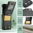 thumbnail image 2 of Mantto for Samsung Galaxy Z Flip 6 Case with Card Holder, Premium PU Leather Back Flip Wallet Case for Women Men with RFID Blocking Card Slots Magnetic Clasp Shockproof Kickstand Phone Cover,Black, 2 of 7