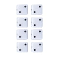 thumbnail image 1 of Square Corner Dice,8pcs 6 Sided Dice Set Educational Square Corner Dice Standard Game Dice Interactive Board Games Dice For Home Classroom, 1 of 8