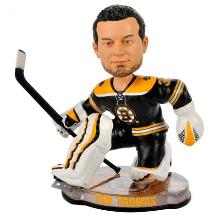 Boston Bruins Tim Thomas Bobble Head - Hockey Puck Base