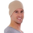 thumbnail image 3 of Simplicity Women /Men Single Color Plain Knit Ski Beanie Skull Hat, Khaki, 3 of 3