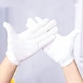 thumbnail image 5 of TELOLY 2026 New 12 Pairs White Cotton Gloves Dermatological Overnight Moisturising Work Gloves for Hand Care,Overnight Hydration,Dry Skin Relief,Work Environments,Daily Use, 5 of 7