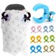 thumbnail image 2 of 2 piezas por lote, accesorios coloridos para asiento de coche de bebé, cochecito de plástico, Clip de juguete, clavija para cochecito, cubierta de gancho, Clips de mosquitera para manta Tan Jianjun  unisex, 2 of 2
