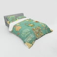 thumbnail image 2 of Ambesonne Easter Bedding Set 4 Pcs, Eggs Cupcake and Basket, Queen, Multicolor, 2 of 2