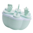 thumbnail image 1 of Moldes para paletas BPA gratis Ice Pop Maker Molde Paleta Helado Molde Frozen 6/8 Cells Circular Green Magideal Moldes para paletas BPA gratis, 1 of 7