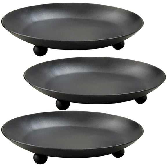 unbranded 3 Pcs Large Candle Holder with Spike Holders for Candles Candlestick