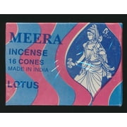 Lotus, Meera Incense, 16 Cone Box, From India
