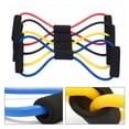 thumbnail image 3 of 2pcs Pull Rope Band Chest Expander - Multifunction with Handle 8 Word Elastic Home Exercise Resistance Tube Bands for Home Gym Exercise Muscle Training Tubing Pull Rope, 3 of 5
