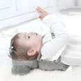 thumbnail image 3 of Mochila protectora para la cabeza del bebé PandaEar, protector de cabeza para caminar para niños pequeños, almohadilla protectora de cabeza ajustable, cojín de seguridad (gris koala), 3 of 6