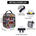 thumbnail image 6 of Descen-dants Zombies Tour Portable Lunch Bags Tote Shoulder Bag Insulated Lunch Boxes Picnic Beach Work, 6 of 9