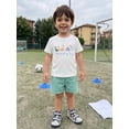 thumbnail image 4 of BemeyourBBs Toddler Baby Boy Birthday Outfit 6 12 18 24 Months 2 3 4 Years Baby Boy Summer Clothes Cute Animals Dinosaurs Embroidery Short Sleeve T Shirt Tops with Plaid Pockets Shorts 2Pcs Set, 4 of 9