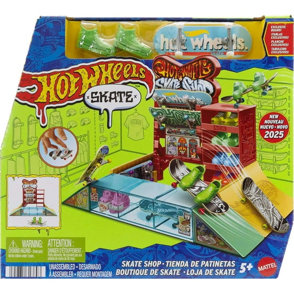 Hot Wheels Skate Shop Playset