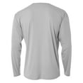 thumbnail image 3 of A4 Youth Long Sleeve Cooling Performance Crew Nb3165, 3 of 5