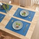 thumbnail image 5 of CaiYueKe Double Sided Heat Insulating Placemat Non Slip Washable Kitchen Dining Table Protector Mat for Home Decor Western Style Wipeable Faux Leather Decorative, 5 of 7