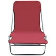 thumbnail image 4 of vidaXL 2x Folding Sun Lounger Steel and Fabric Garden Lounge Seat Multi Colors, 4 of 10
