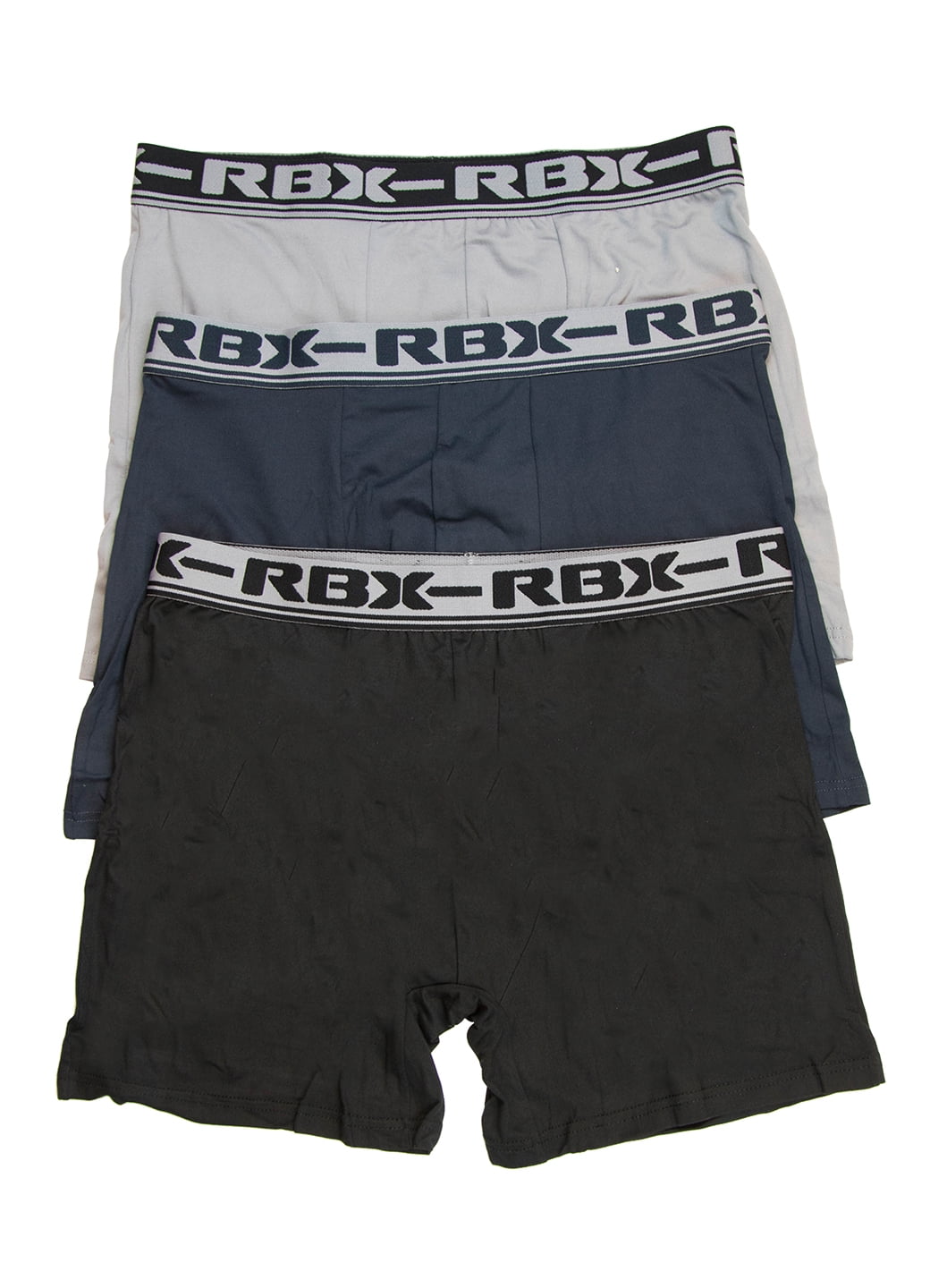 RBX Active Mens Ultra Soft Boxer Brief 3Pack
