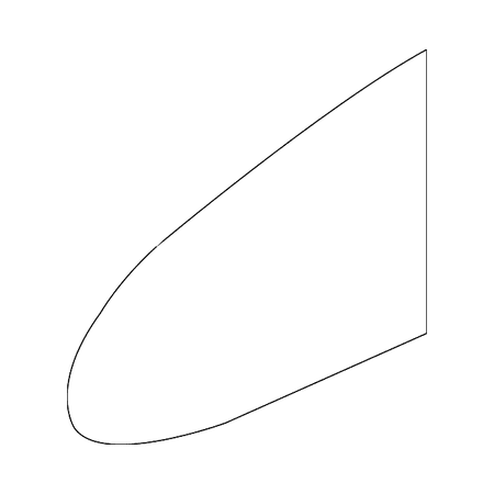 Genuine OE Volvo Quarter Glass - 31424264