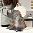 thumbnail image 3 of Vintage American Eagle Tea Towels Set of 1 Stars and Stripes Kitchen Dish Cloth with Hanging Loop, 18"x28"Lint-Free Absorbent Towel for Kitchen Drying Wiping and Cleaning, 3 of 7