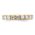 thumbnail image 5 of FJC Finejewelers 14 kt Yellow Gold 1/2 ct 9 Stone G H I True Light Moissanite Band 2 mm, 5 of 8