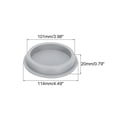 thumbnail image 2 of Uxcell 1Pcs High Temp Silicone Plug T Type Silicon Stopper Grey 4.49x0.79x0.2", 2 of 7
