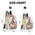 thumbnail image 3 of Eggs Flowers Gnome Travel Laptop Backpack Casual Daypack Lightweight Bookbag Compartment for Business, 3 of 7