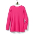 thumbnail image 2 of Woman Within Plus Size Long-Sleeve Crewneck Soft Waffle Knit Thermal Shirt, 2 of 6